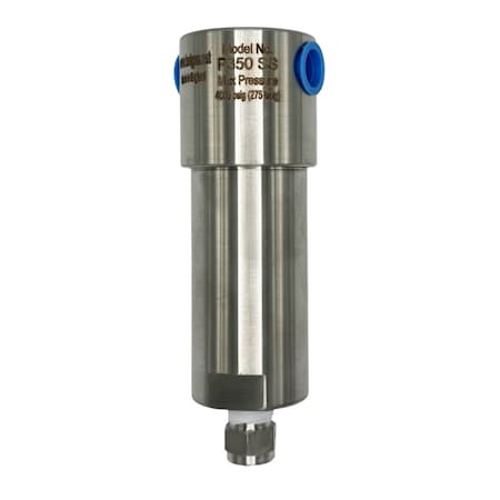 Bellofram Precision Controls High Pressure Air Filter, P350 Series, 1/4 NPT, 25 Micron Element, ST Steel P3500200000P250
